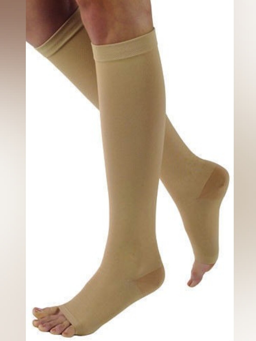 Sigvaris 504, A-D, MED, C111, 10273, Short, Open-Toe Ccl 3